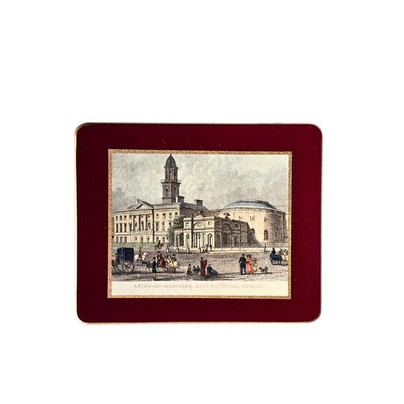 Vintage Ladyclair Coaster Set of 6, Old Money Style, Irish Bar Accessories - Picture 2 of 9